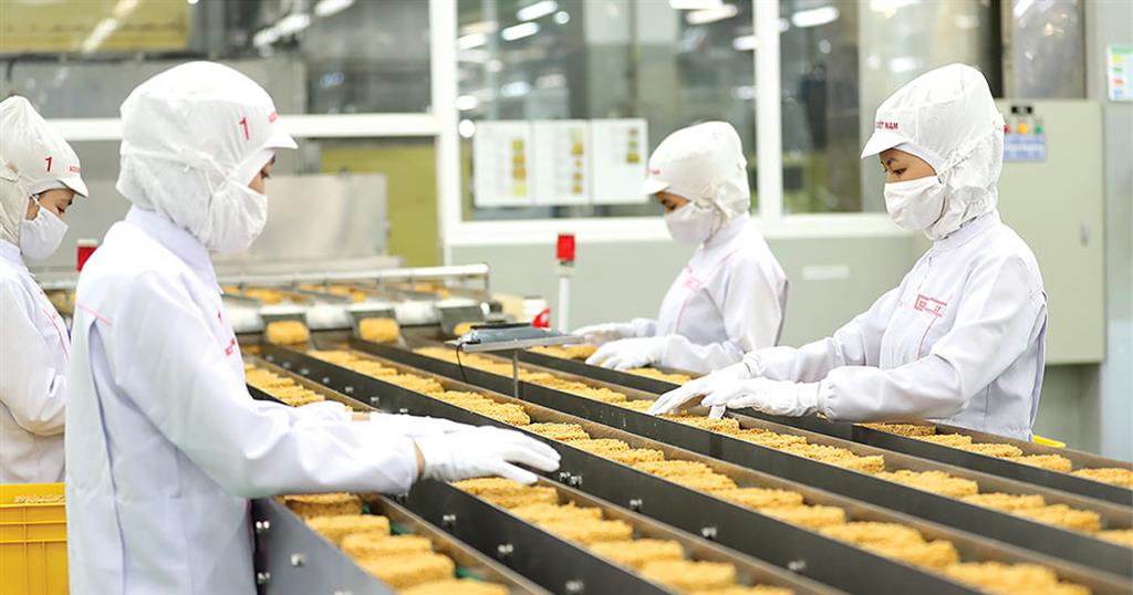 Sản xuất theo dây chuyền có tốc độ sản xuất nhanh, đồng nhất chất lượng 