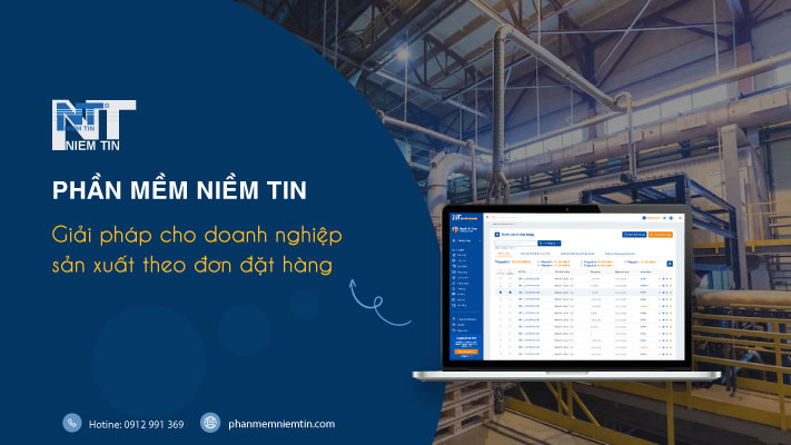 phần mềm Niềm Tin quản lý sản xuất theo đơn